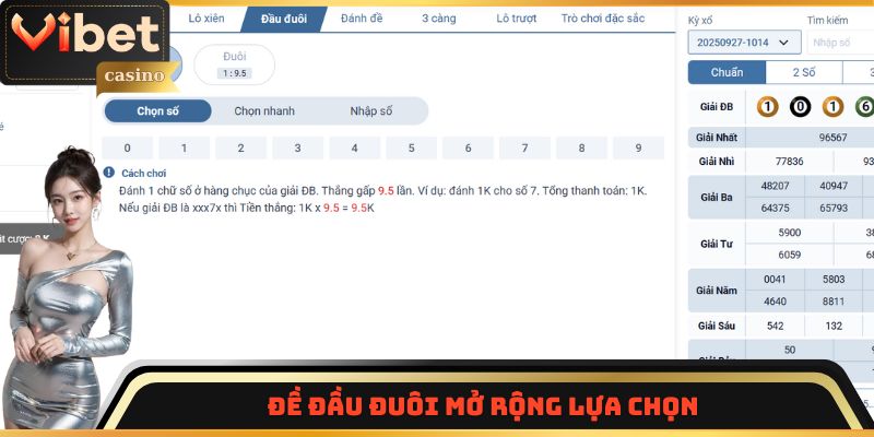 Đề đầu đuôi mở rộng lựa chọn